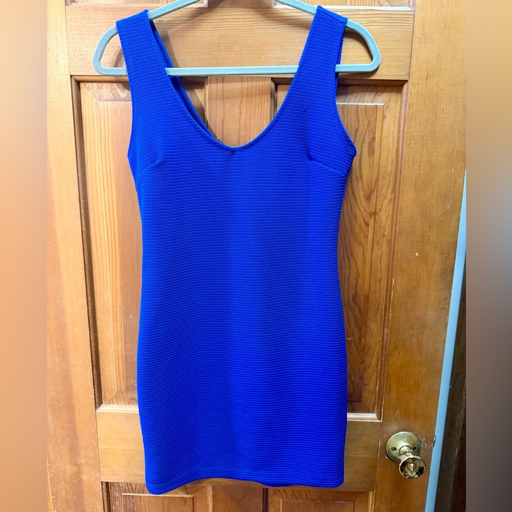Forever 21 Vibrant Blue Mini Dress
